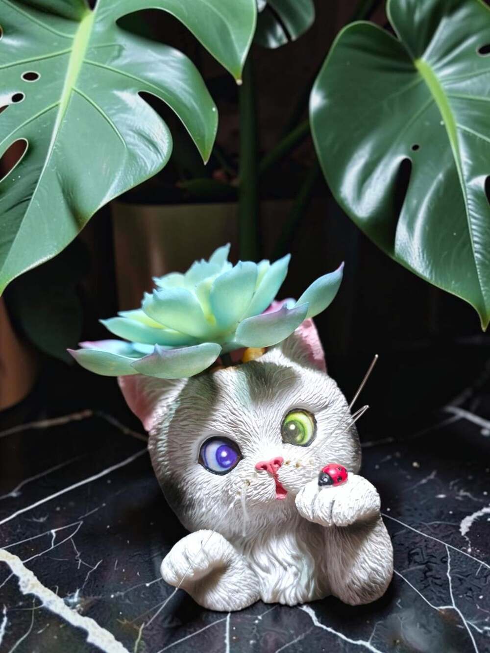 Chenker & Jinn A2928 Purr-fect Planters Sculpture Collection
